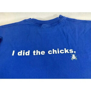 The Chicks- I Did The Chicks 2000 Vintage Dixie Chicks‎ Fly Blue/white Size XL